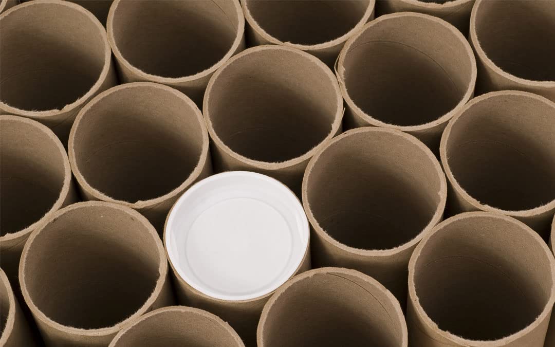 MagicWater Supply Mailing Tube - 3 in x 24 in - Kraft - 2 Pack - for Shipping and Storage of Posters, Arts, Crafts, and Documents