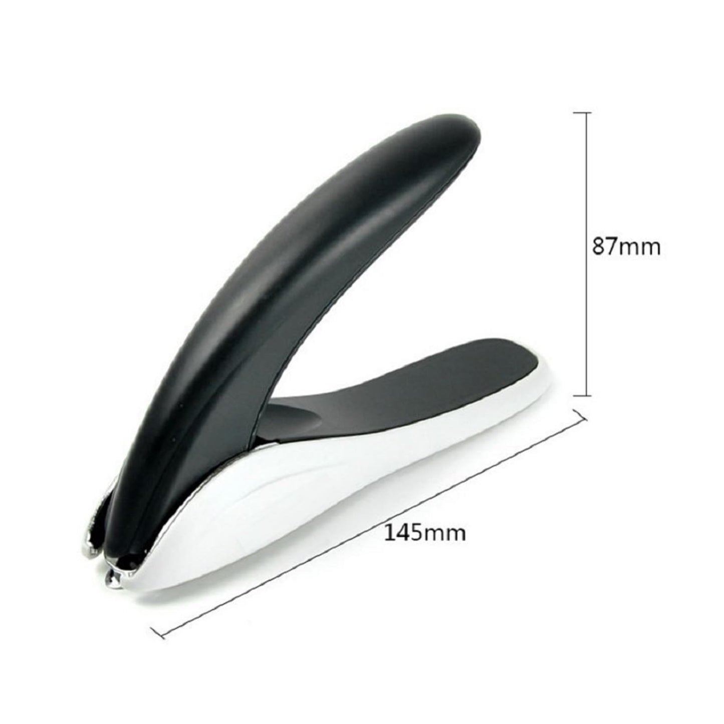 Heavy Duty Staple Remover Ergonomic Staple Puller Tool for Office School, Home, Fits Standard Staples, Black White