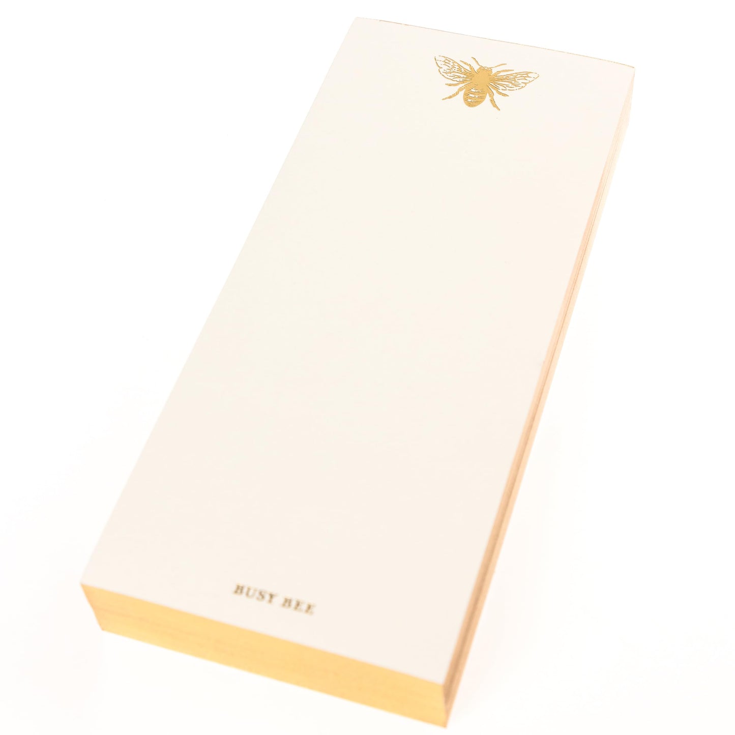 Graphique Bee Designer List Pad Luxe Collection, Gold Foil Embossed To-Do Notepad, Writing Pad with150 Pages, 4” x 9.75”