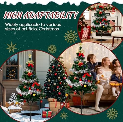 Stylish Christmas Tree Stand Plastic Base for Artificial Trees Compact Design for Festive Decor
