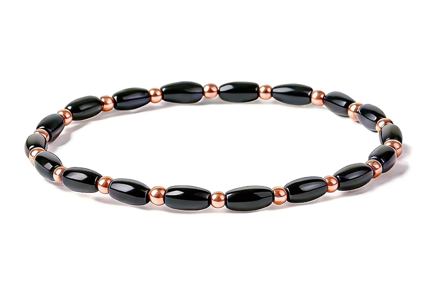 Copper Magnetic Anklets for Women Copper Magnetic Anklet Magnetic Therapy Anklet Magnet Birthday, Anniversay Gift, Lymphatic Drainage Magnetic Ankle Bracelet,Pulsera De Cobre Para Mujer for Parents For Mom 1Pack