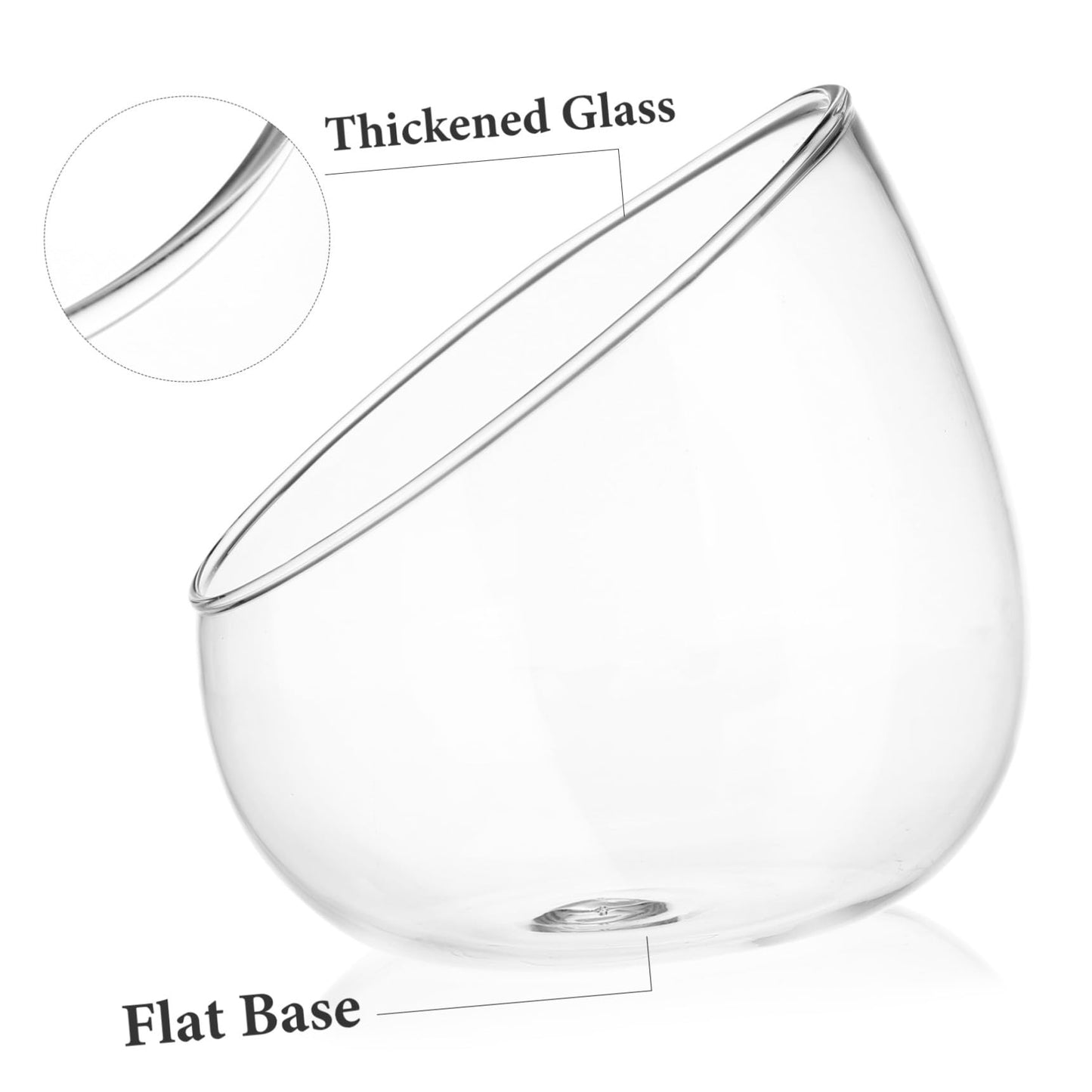 1pc Bottle Ornament Lifelike Landscape Glass Terrarium for Home Use for Moss and Decorative Plants