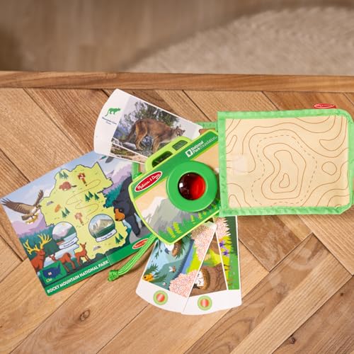Melissa & Doug Rocky Mountain National Park Sights and Sounds Wooden Toy Camera Play Set - FSC Certified