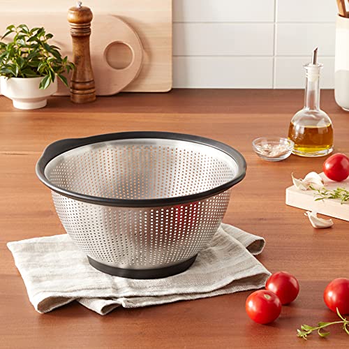KitchenAid Stainless Steel Colander, 5 Quart, Black