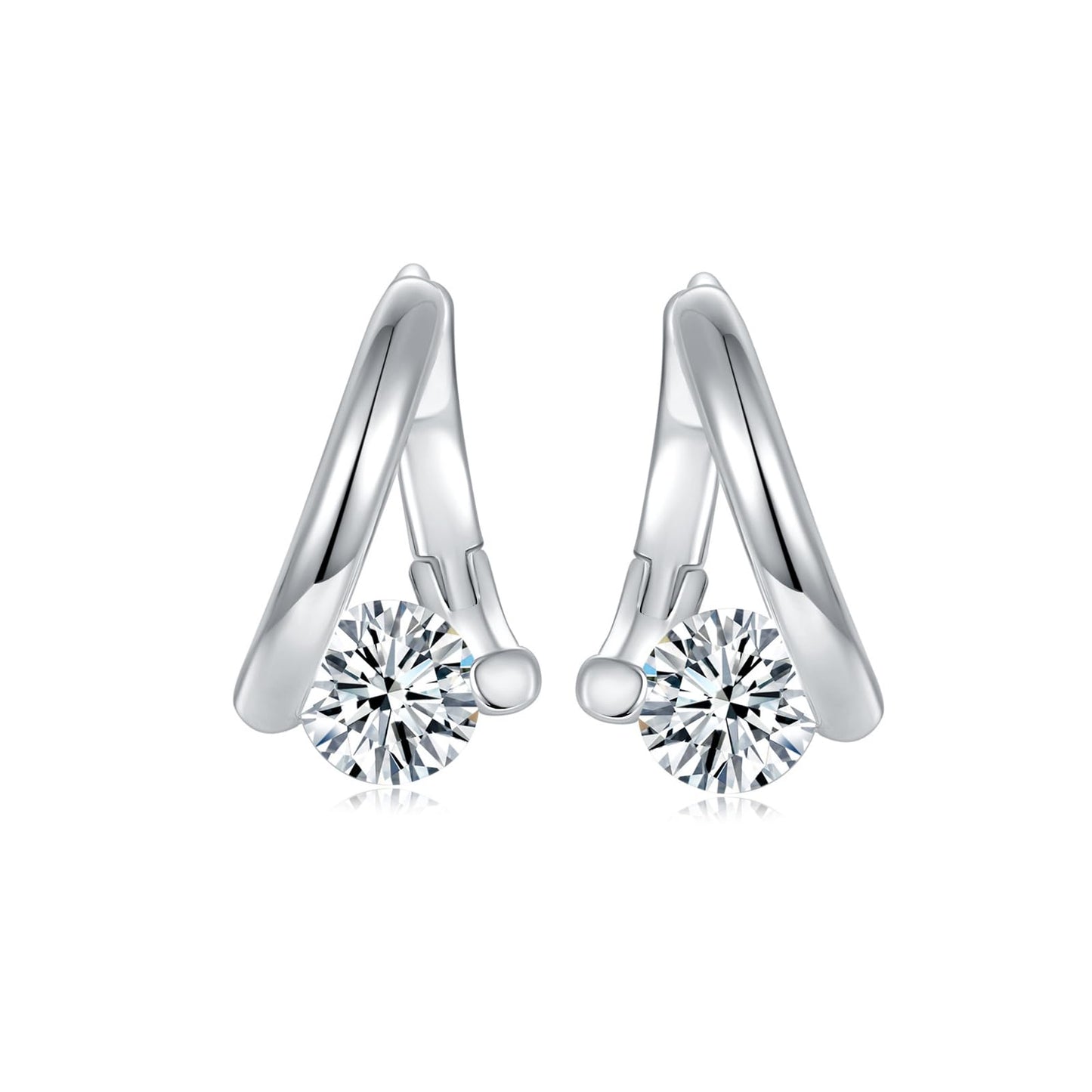 Halolux Lymphvity Germanium Earrings,Atheniz Lymphatic Earrings,Lymphatic Drainage Germanium Jewelry for Women(Silver)
