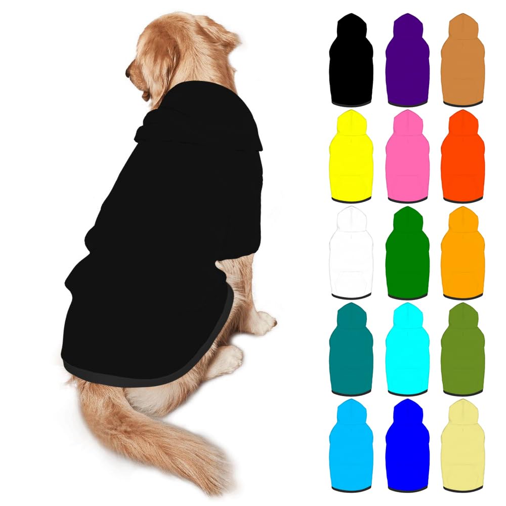 Mynvzrk Custom Dog Hoodie Personalized Photo Text Logo Name Dog Clothes, Soft & Warm for Puppy Sweatshirt Hooded for Small Medium Large Dogs Girl/Boy Cats/Kitten, Brown, S
