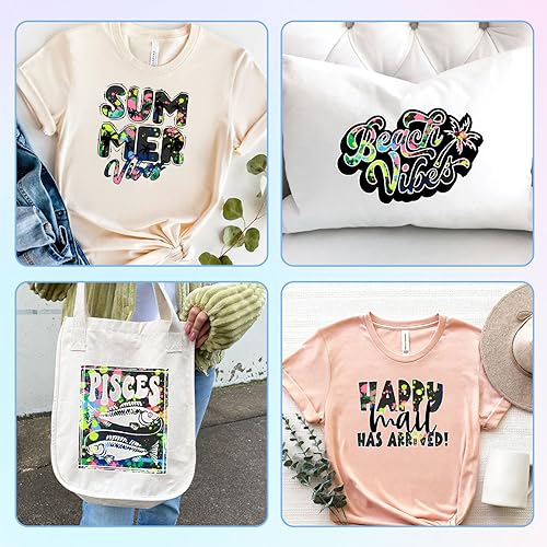 Tintnut Splash Heat Transfer Vinyl Roll - 12 Inch x 5ft Blue Watercolor Ink Patterned HTV Splatter Iron On Vinyl DIY T-Shirts Hats Clothes Canvas Bags - color: Blue
