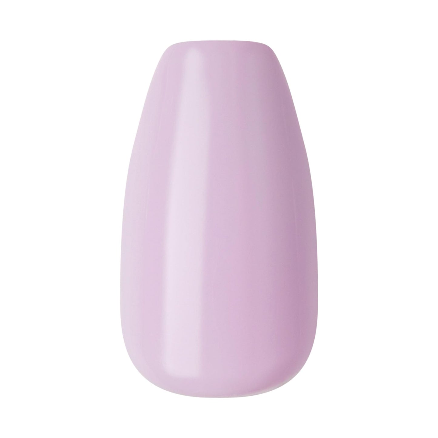 KISS Impress Color No Glue Mani 30 Pcs Press on Nails, Light Pink, Lavender, Medium Size, Coffin Shape, Simple Peel & Press Easy Apply, Hassle-Free Removal, Essential Tools Included