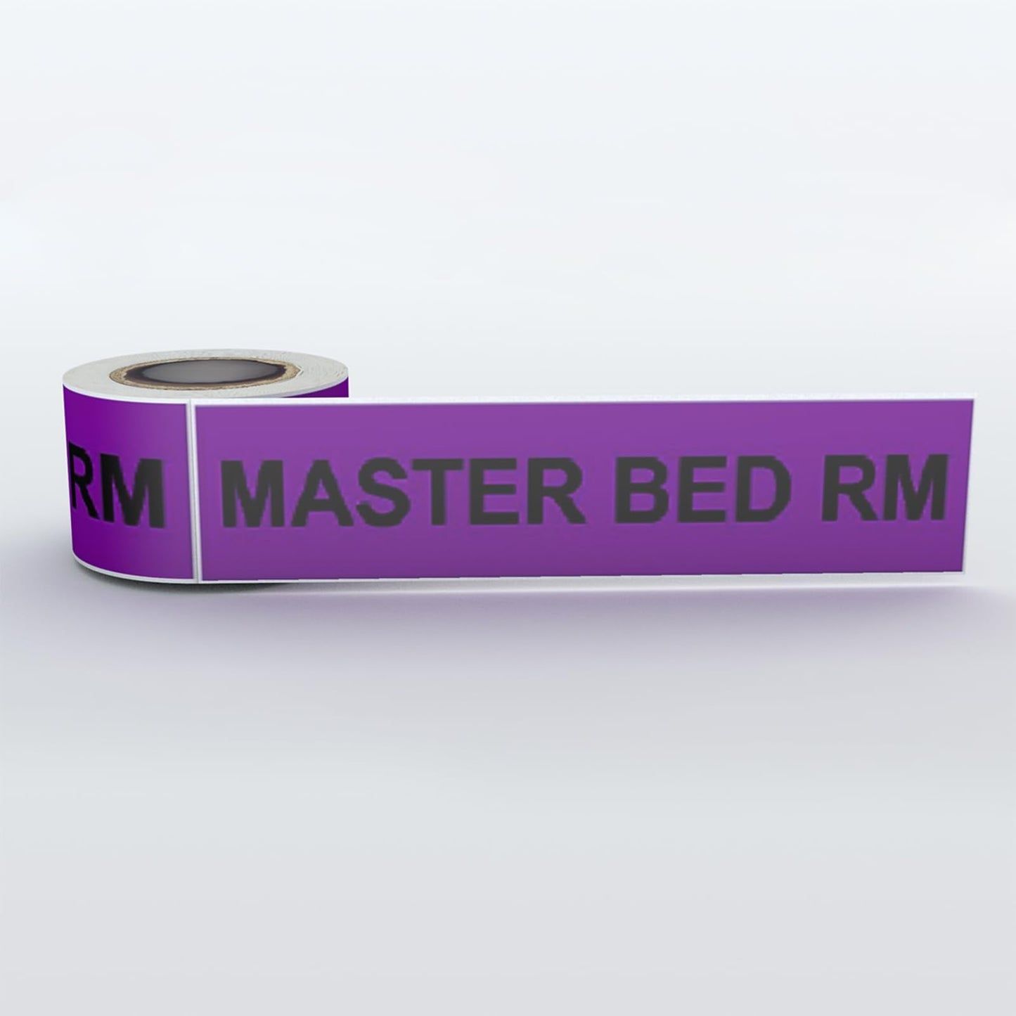 Misofuki 16 Rolls 960 Pcs 1"x4.5" Color Coded Moving Labels Stickers for Boxes with 4 Bedroom Labels - Can Stick on Furniture Directly, NOT Recommended for Rough Surfaces, Such as Carton