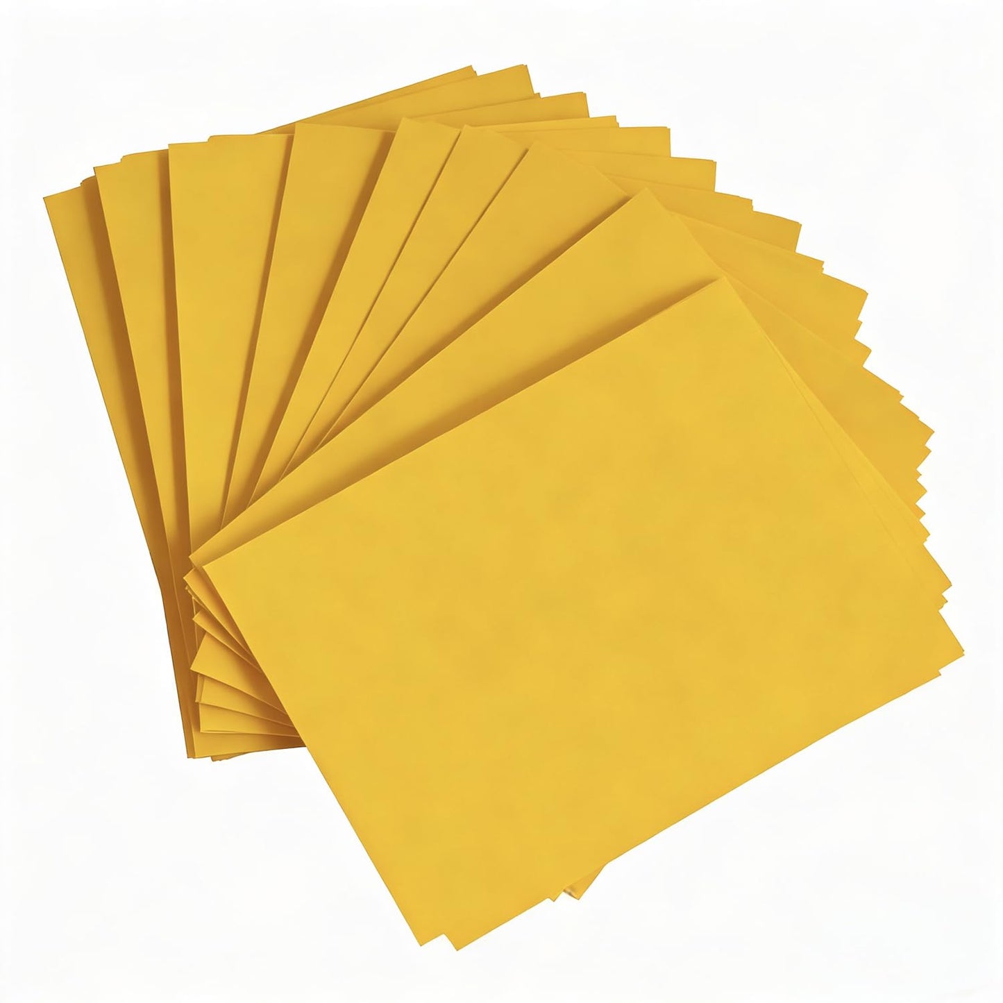 Large Yellow Construction Paper 17.3”x23.4” Craft Paper for Drawing Poster DIY Art Project Medium Weight 100 Sheets