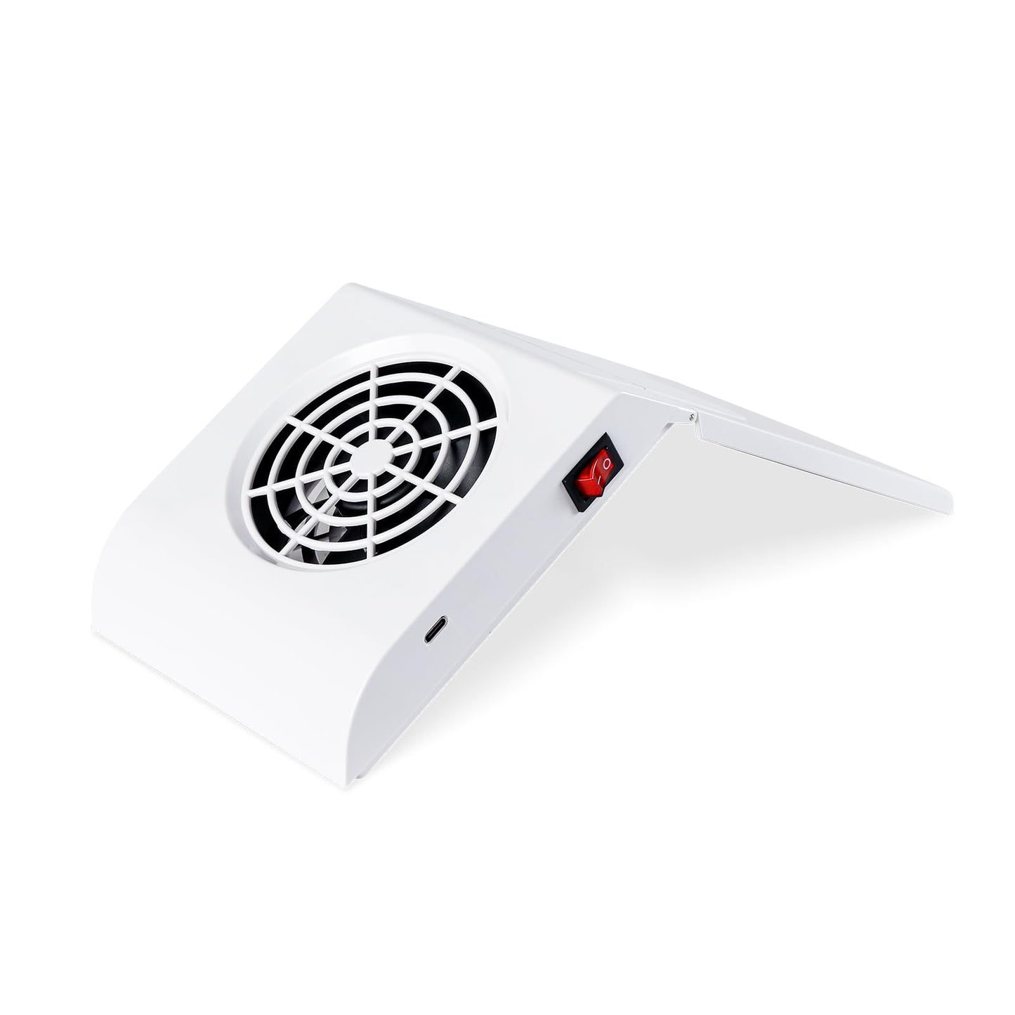 Nail Dust Collector Small Mini: Foldable 600PA Strong Suction Low Noise Quiet - Nail Fan Dust Collector Vent for Nail Art