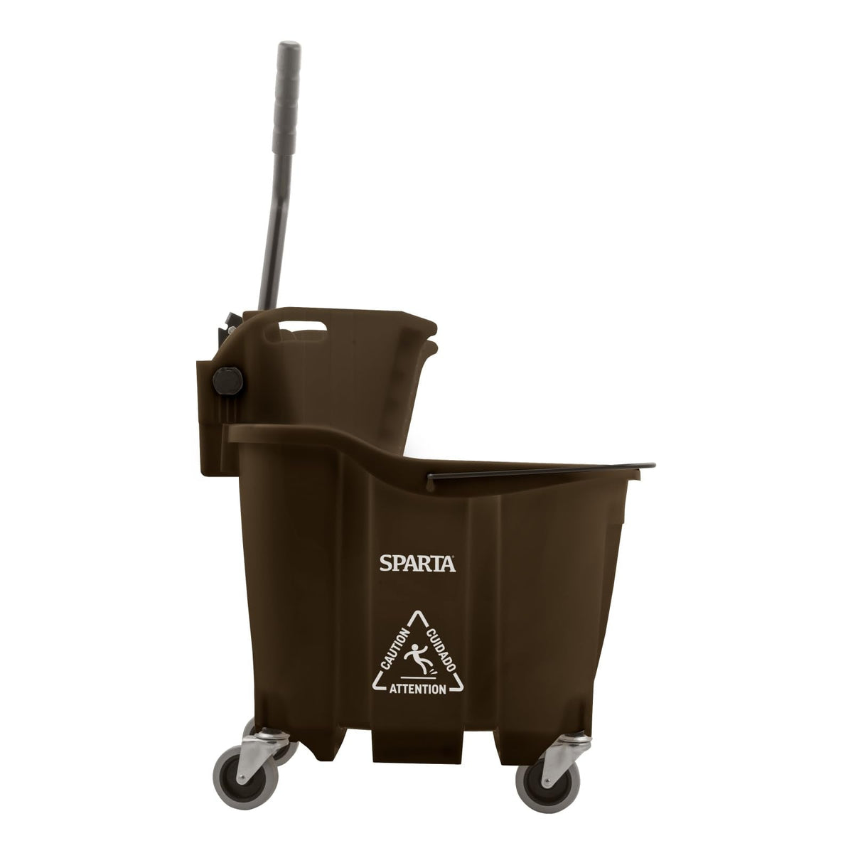 Carlisle FoodService Products Omnifit Mop Bucket with Side Press Wringer for Floor Cleaning