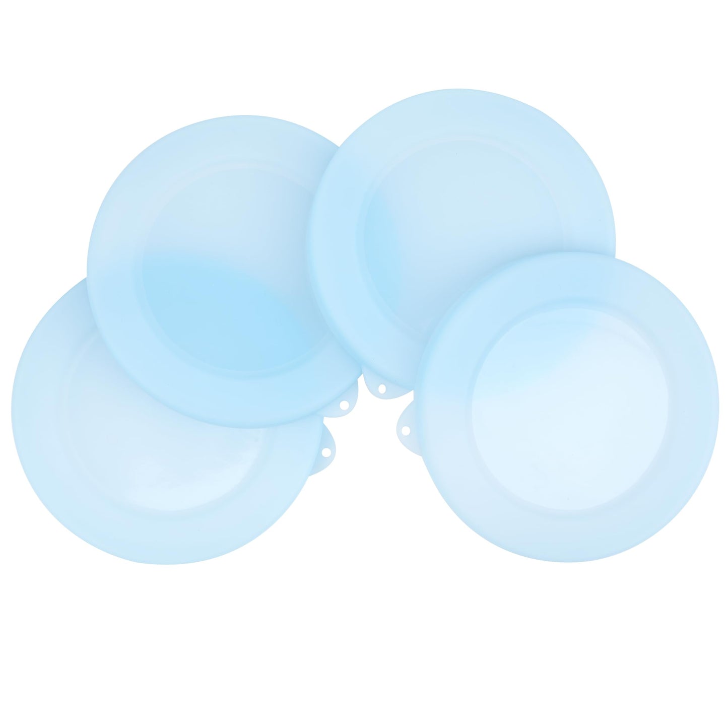 KIICII 4 Pack Silicone Lids for Corelle Vitrelle 18-Oz Soup/Cereal Bowls, Freezer & Microwave & Dishwasher Safe (Bowl not included)