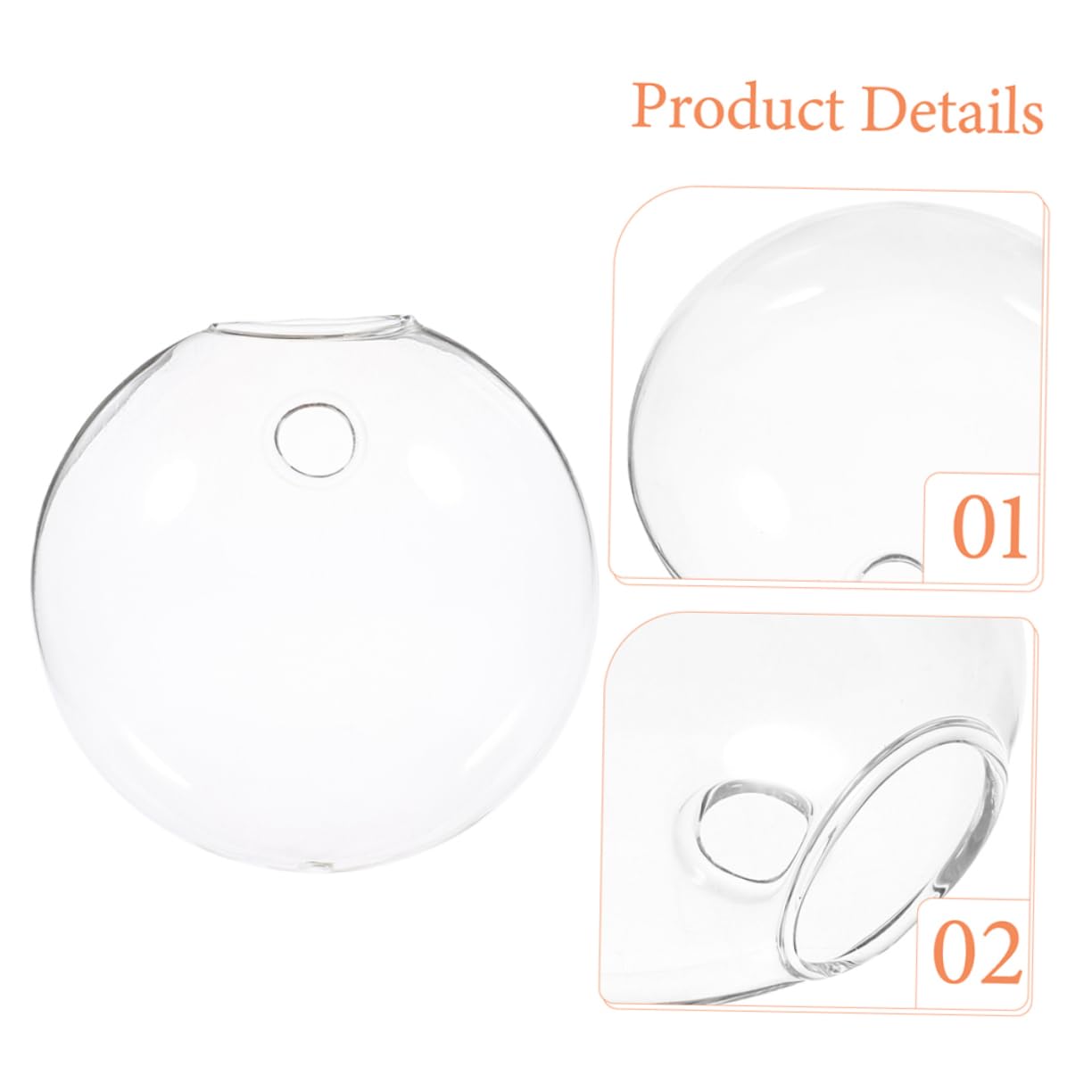 PRETYZOOM Hanging Hydroponic Glass Vase for Indoor Plants Wall Planter Terrarium Bottle Decorative Wall Holder for Home and Balcony Decor 4pcs Set
