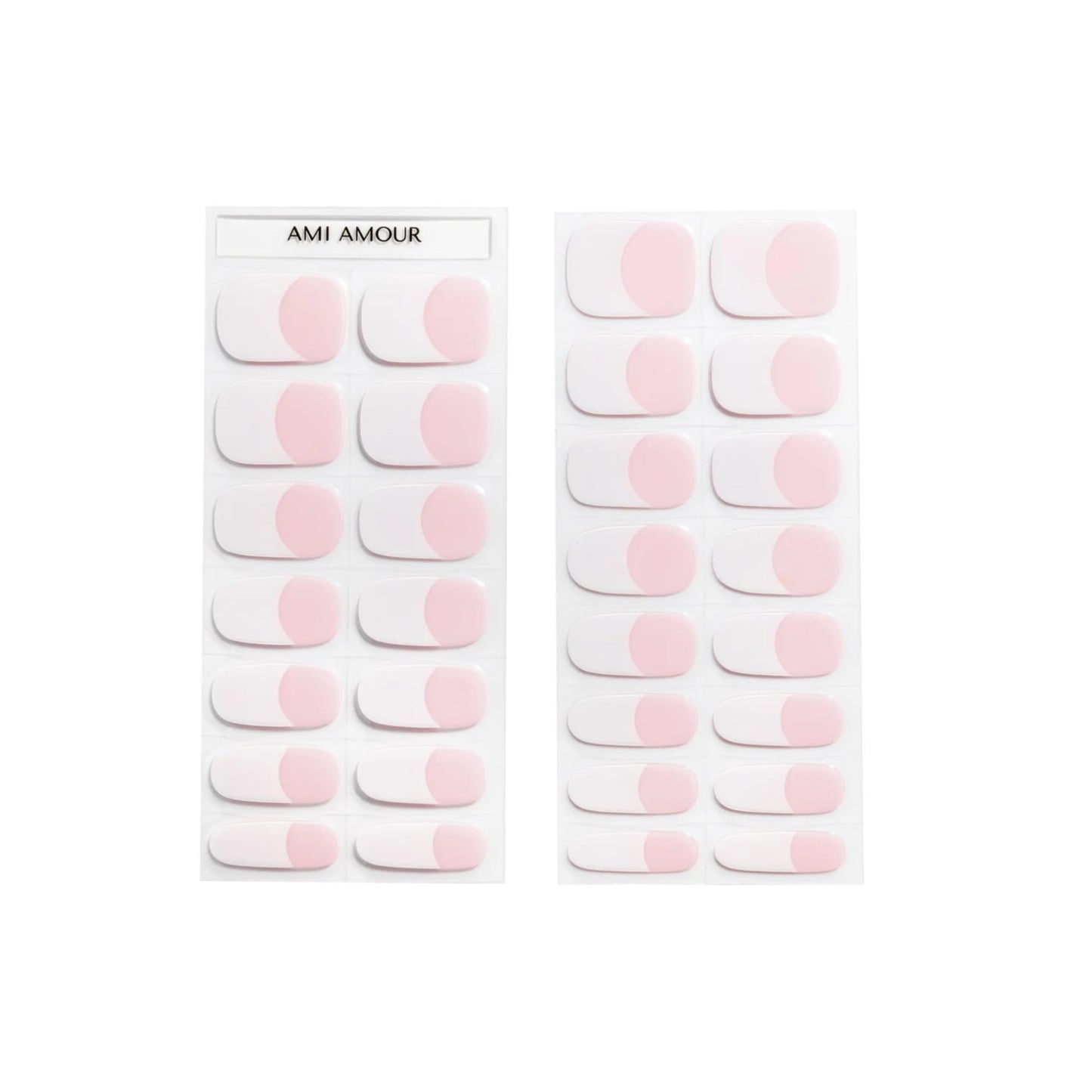 Ami Amour- Gel Nail Strips Cured Polish Color That Pops (Last 14+ Days) | Semi Cured Nail Sticker Wraps For Quick Easy Application (Mon Ami)