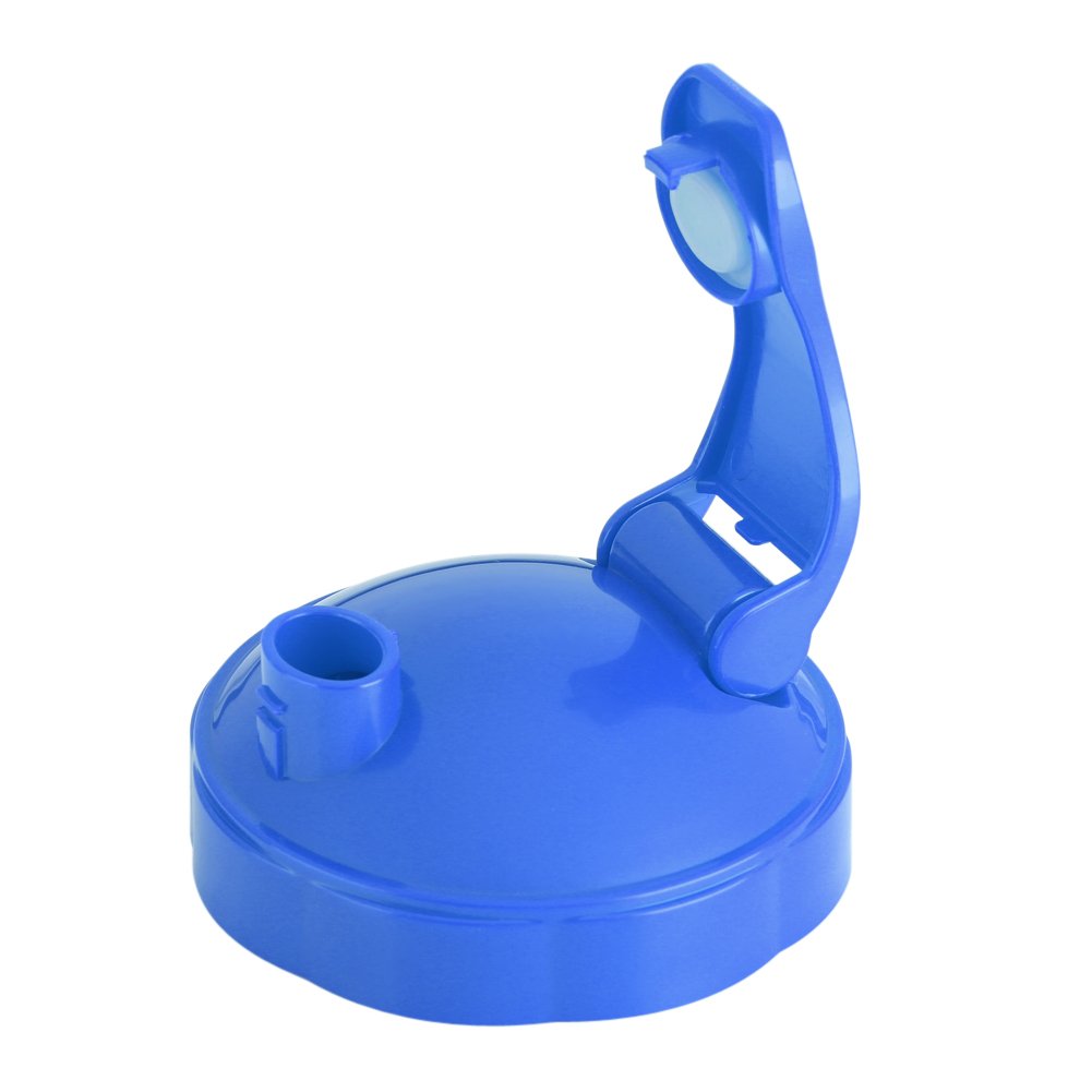 Generic Flip Top To Lid, Replacement Part Seal Flip Top Lid for 600W 900W Juicer Bottle or Blender, Replacement Cup To Lid with Seal (Blue), Genericdv7ezno1uf-03