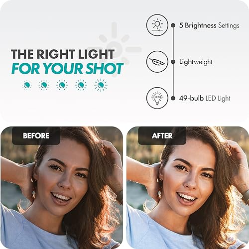 Movo iVlog1 Vlogging Kit - iPhone Lightning Compatible YouTube Starter Kit - Shotgun Microphone, Mini Tripod, LED Light, Wide-Angle Lens, Lightning Adapter - size: Lightning