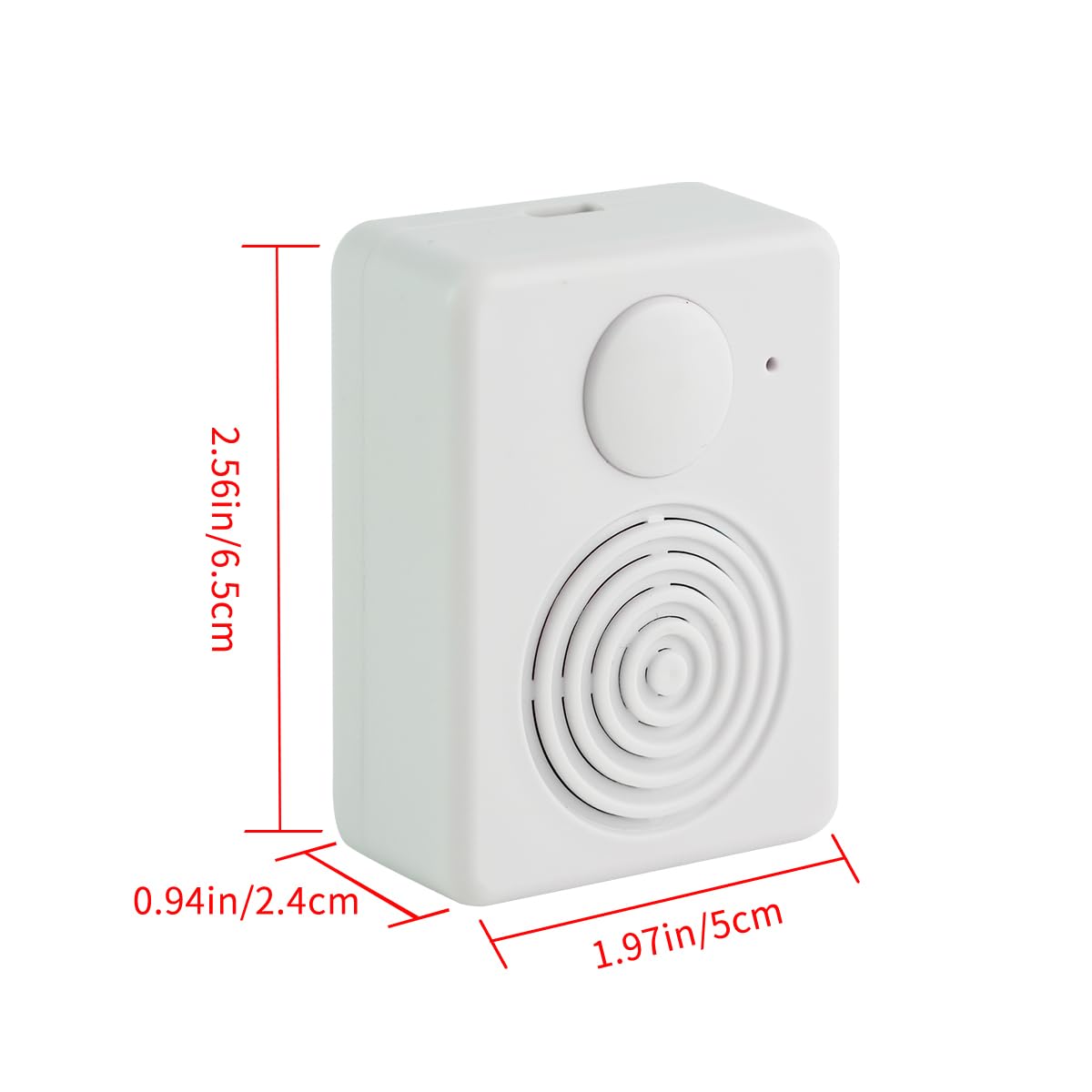 Voice Recorder Box, Support Bluetooth & MIC Recording Audio Box,16MB Sound Module with Speaker,16 Min Easy Sound Voice Box for Personalized Greetings, DIY Projects, Holiday Crafts ect-White.