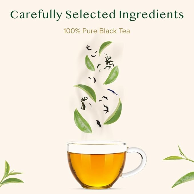 VAHDAM, First Flush Darjeeling Tea - 170+ Cups (340g/12oz) Loose Leaf Black Tea - Flowery, Aromatic & Delicious | Mellow & Fragrant | Vacuum Sealed Pack