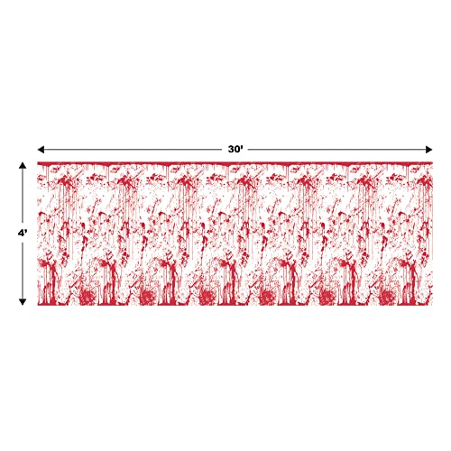 Beistle Bloody Wall Backdrop - style: Bloody Wall