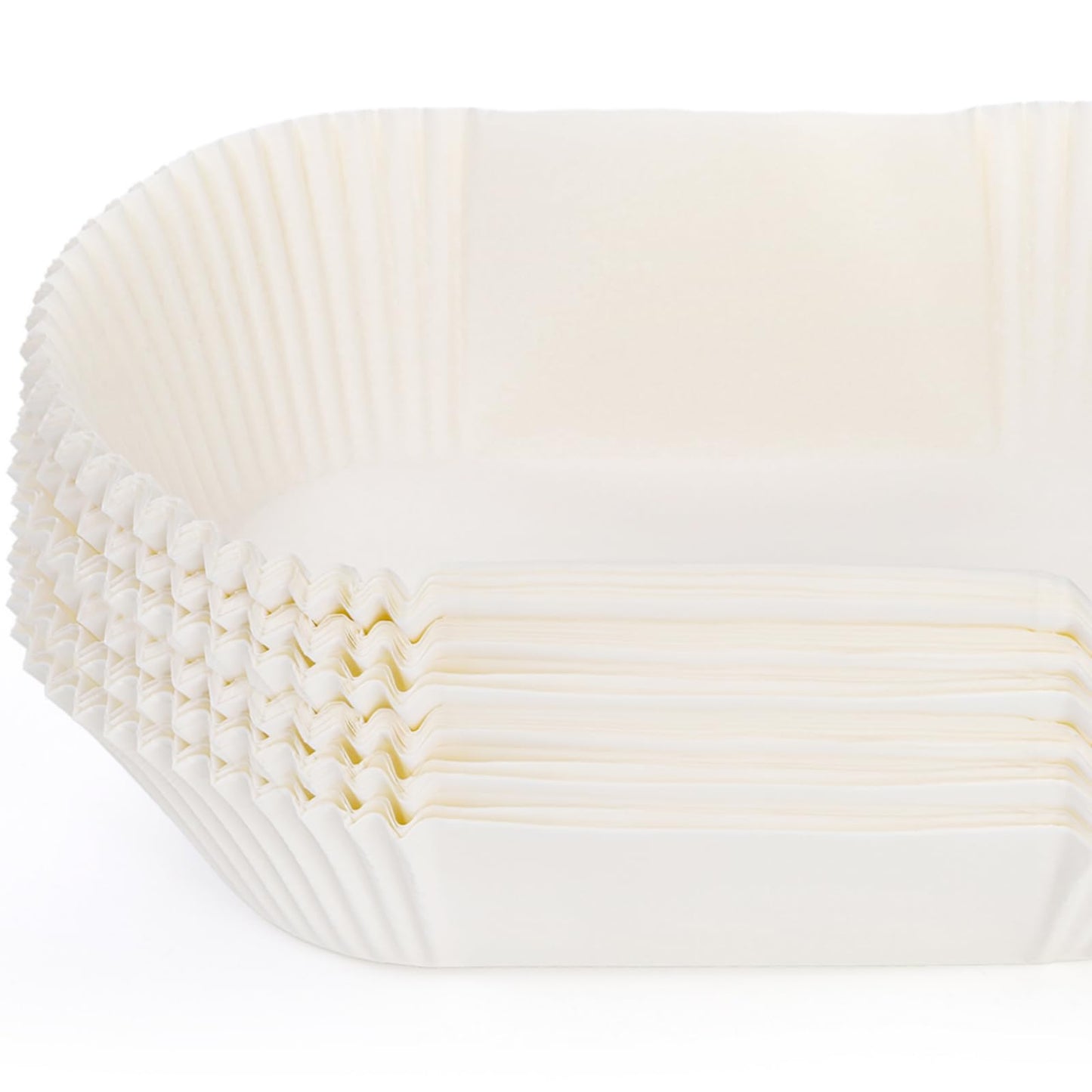 LEGUMMY Loaf Bread Baking Liners, 2 LB Disposable Loaf Pan Liners, Greaseproof Paper Bread Tin Liners for Banana or Pumpkin Bread, Cake, Cupcake, Air Fryer Liner, Non-Stick, 50 Pack, White