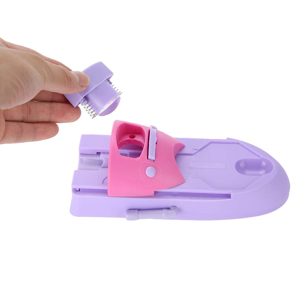 Professional Nail Art DIY Pattern Printing Machine Stamper Nail Printer Manicure Tools Plastic Durable Odorless for Salon Home Use 19.3 x 8.3 x 7cm 6 Templates
