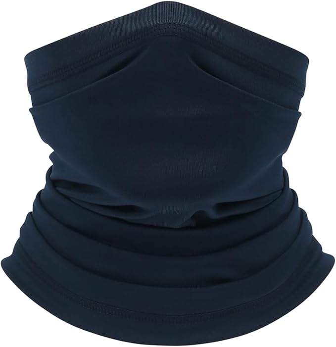 UV Protection Cooling Neck Gaiter Face Mask Scarf for Men - Windproof Neck Cover Bandana Neck Warmer Mask