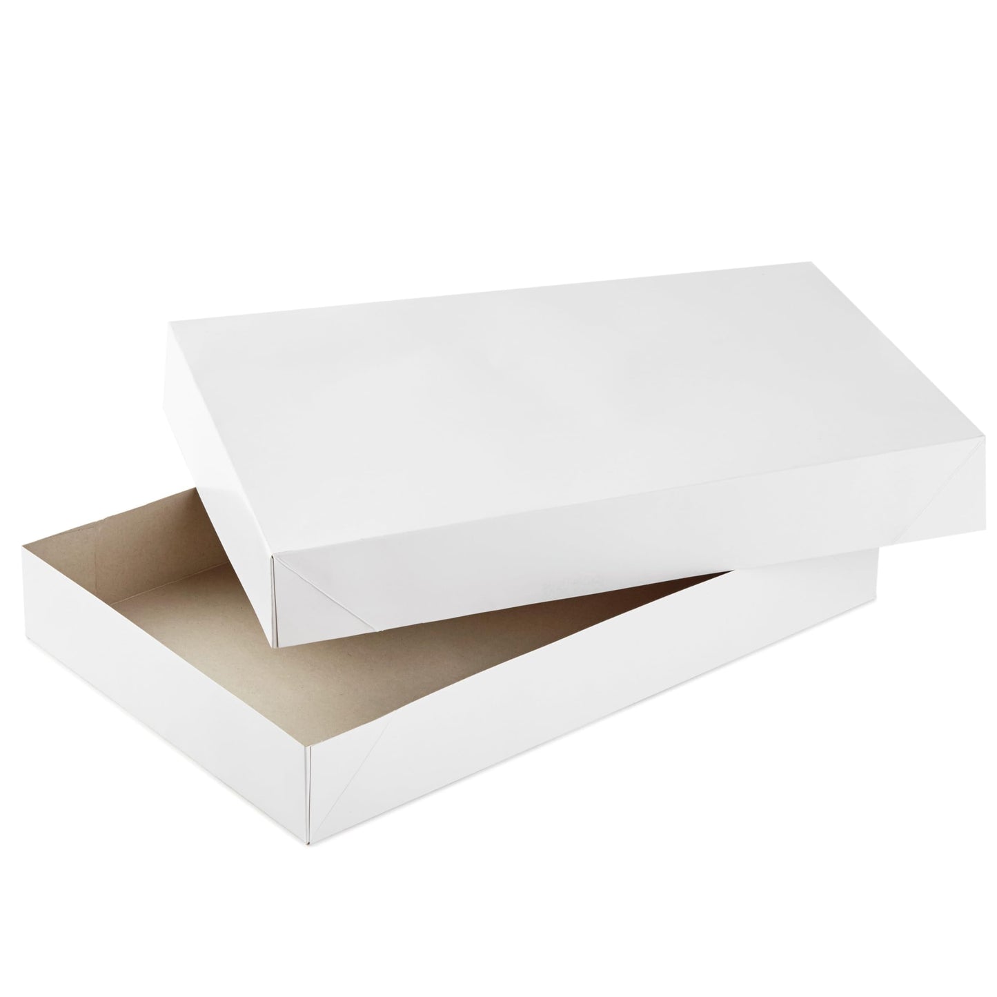 Hallmark 16" Large Gift Boxes with Lids (12 White Robe Boxes) for Valentine's Day, Birthdays