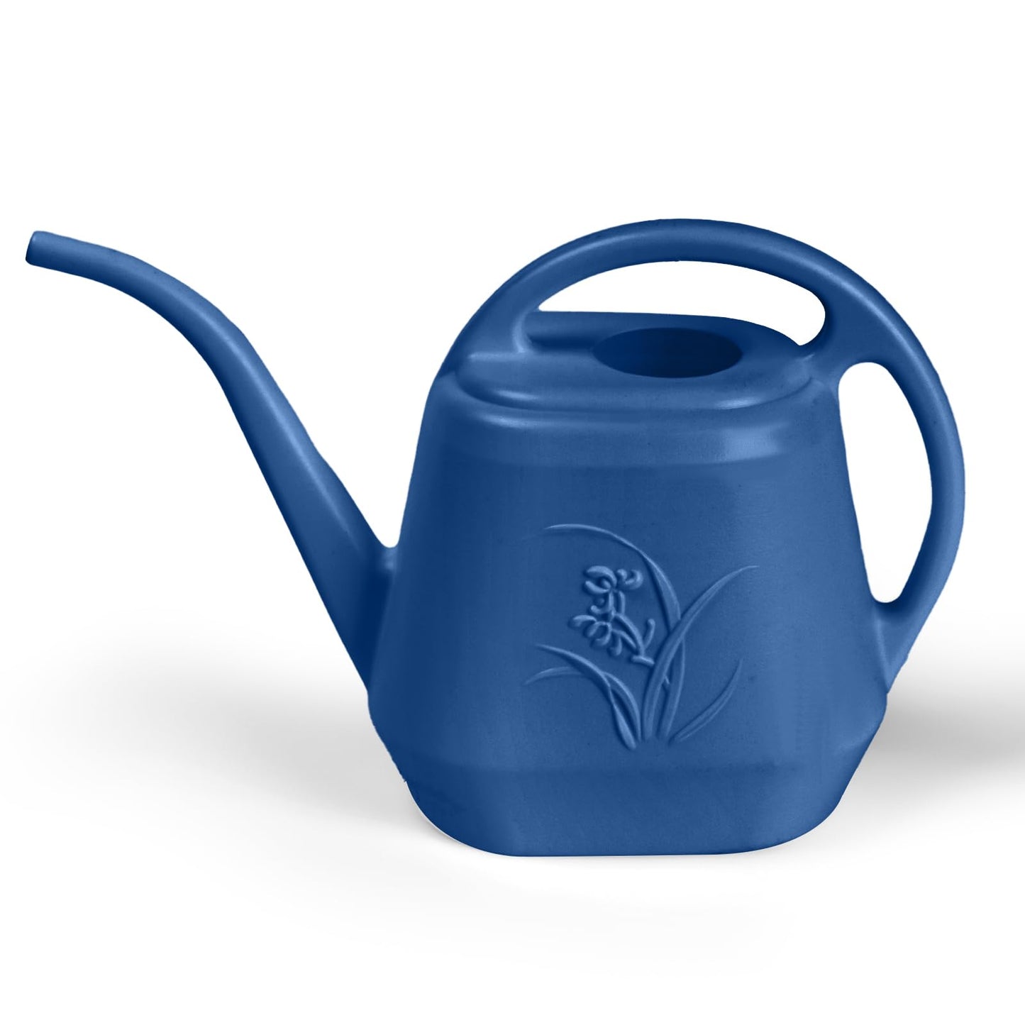 UFANME Hand Plastic Watering Can - for Home Plant Garden - 1/2 Gallon - Blue