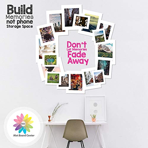 Mat Board Center, 10 Pack 8.5x11 White Backing Boards, Cardboard Backing for Frames, Prints, Arts, Photos and More - size: 8.5x11