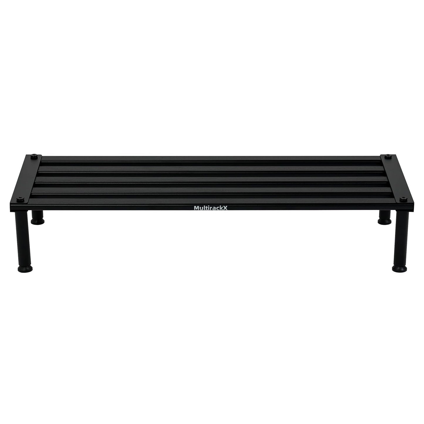 MultirackX Metal Plant Stand, Rust-proof Aluminum Display Rack, Plants Display Stands Decoration Racks for Living Room Garden Balcony Patio (Black, 31.5Inch Low)