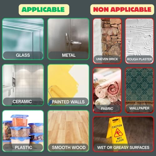 GTSE Double Sided Mounting Tape - Heavy Duty Adhesive 1.18in x 9ft Clear Nano Tape for Picture Hanging, Removable Sticky Pads, Posters, Wall Décor, Carpets, DIY Projects – Strong & Versatile Solution