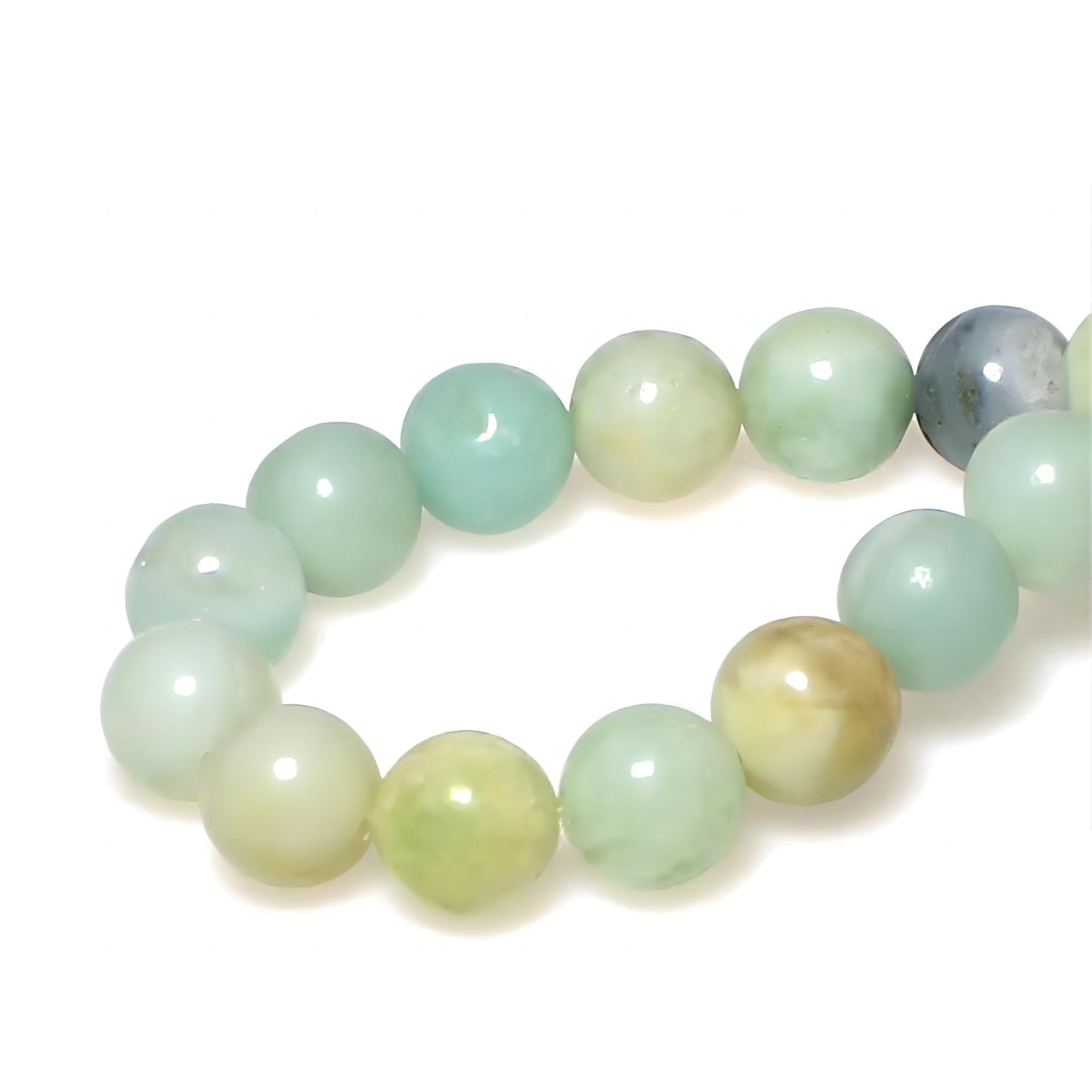 MJDCB Natural Stone Beads Multicolor Amazonite Round Loose Beads for Jewelry Making DIY Bracelet Necklace (8mm)