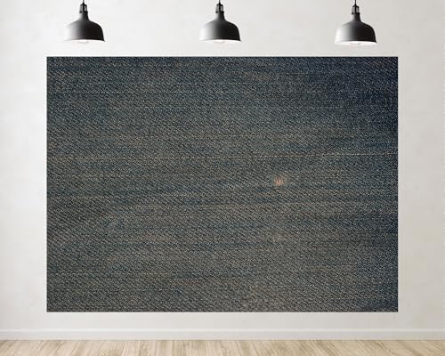 Trykid 12x8ft Faded Blue Denim Fabric Backdrop Woven Jean Texture Distressed Wear Surface Photography Background Casual Fashion Rustic Party Decoration Tapestry Photo Studio Prop Fabric - size: 12x8ft