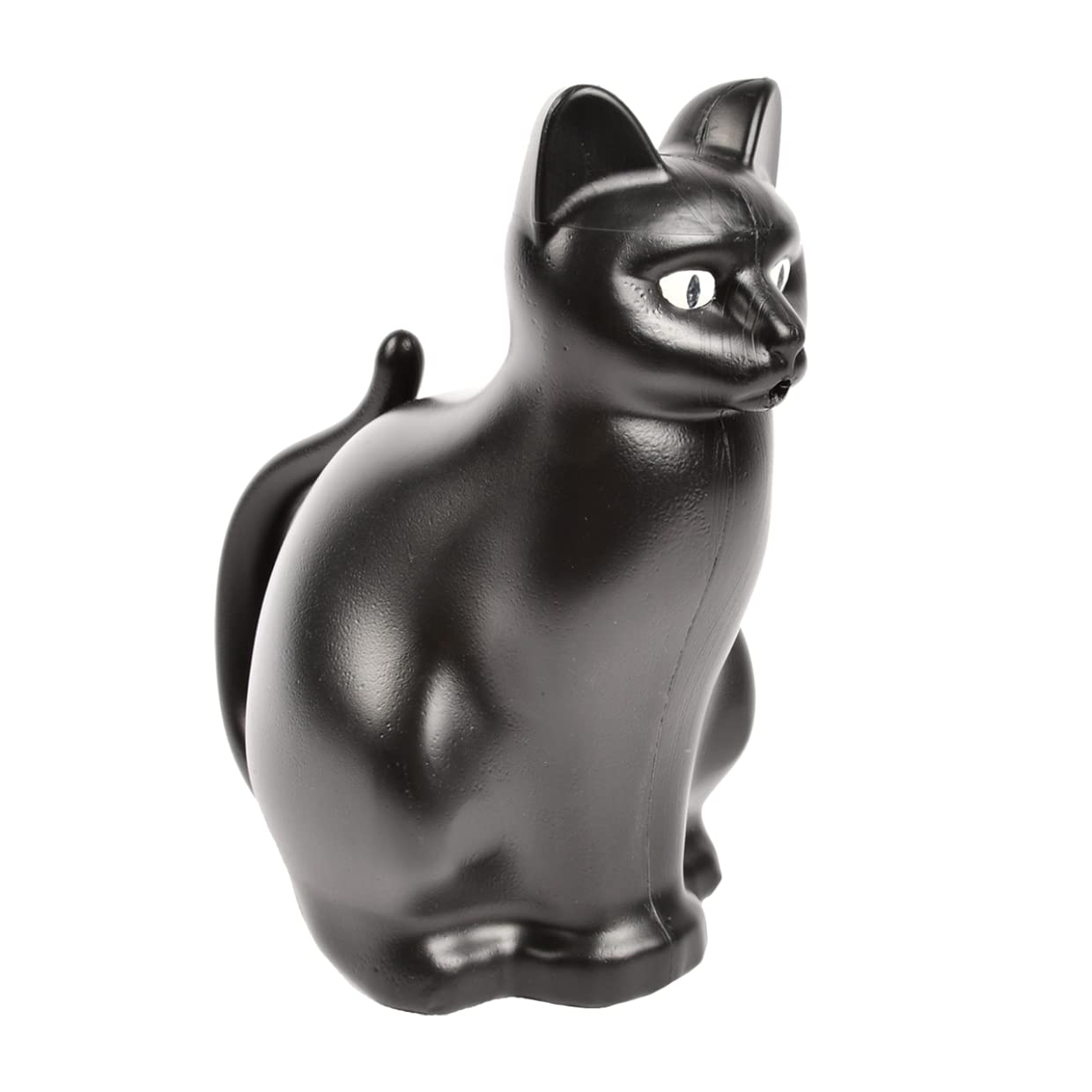 Esschert Design Cat Watering Can, Plastic, Black