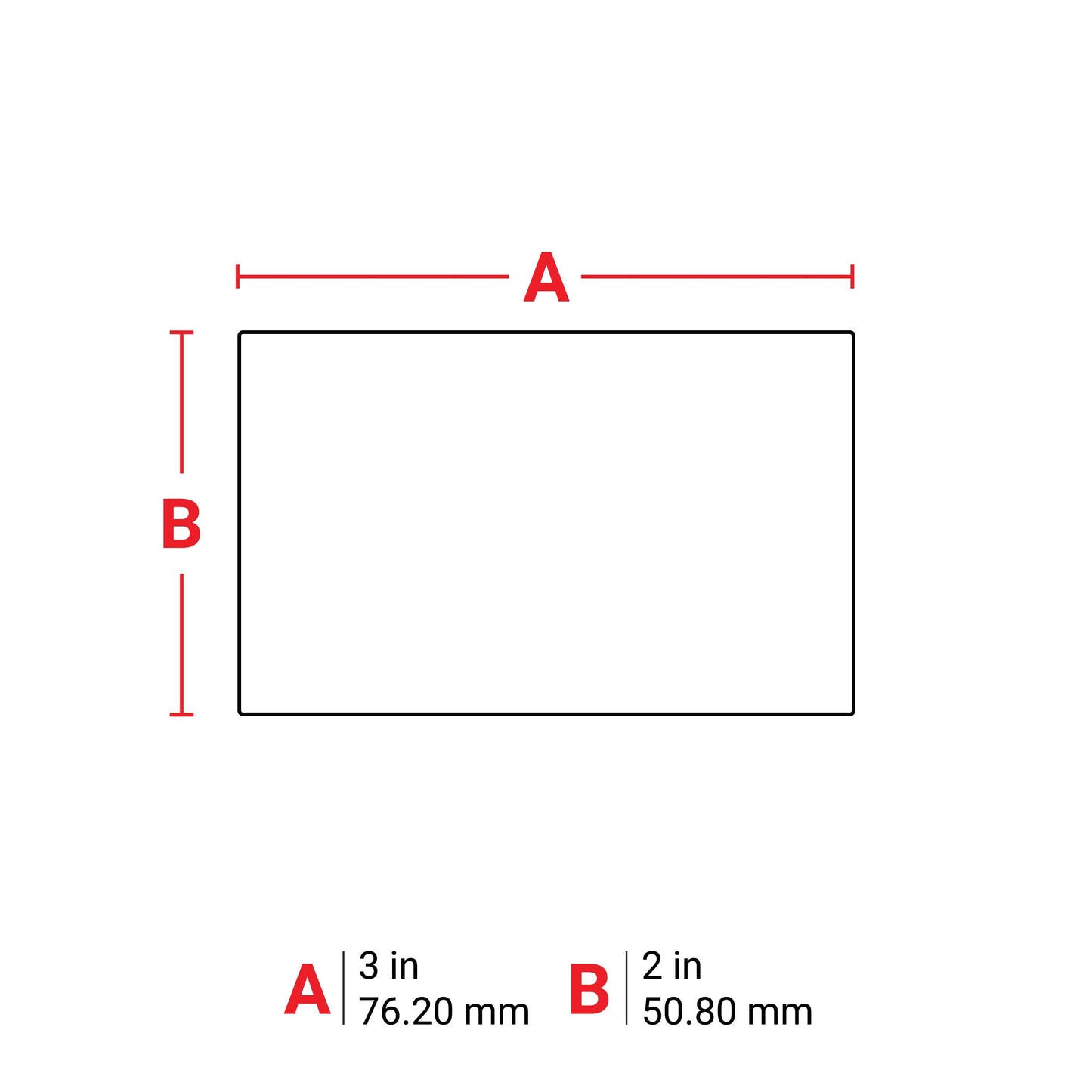Brady THT-19-483-1 3" Width x 2" Height, B-483 Ultra Aggressive Polyester, Gloss Finish White Thermal Transfer Printable Label (1000 per Roll)