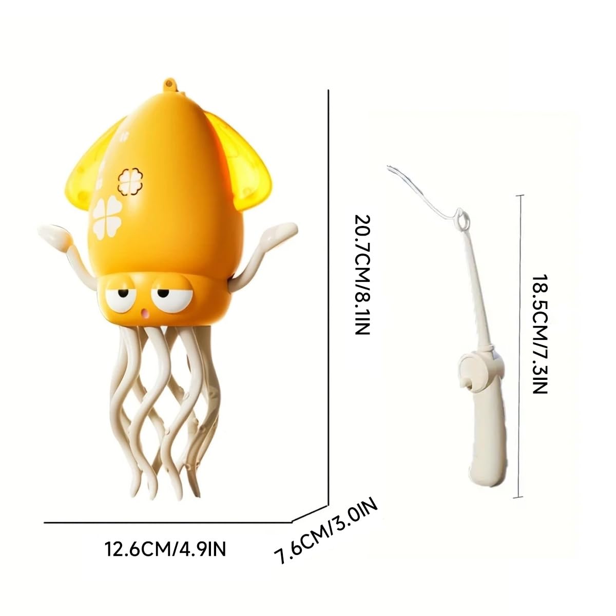 Magic Dancing Octopus Toy - Smart Obstacle-Dodging Robot with LED Light Show & Music, USB Rechargeable Tummy Time Squid Toy for Babies | Electric Crawling Octopus | Interactive Gift for Kids 3+
