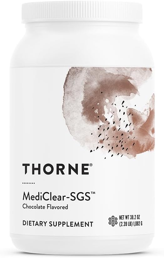 THORNE MediClear - Foundational Support, Eliminate Environmental and Dietary Toxins* - Rice and Pea Protein-Based Drink Powder with a Complete Multivitamin-Mineral Profile - Orange Vanilla - 30.5 Oz