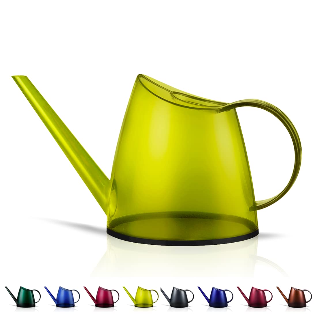 WhaleLife Indoor Watering Can for House Bonsai Plants (1.4L, Green Lemon)