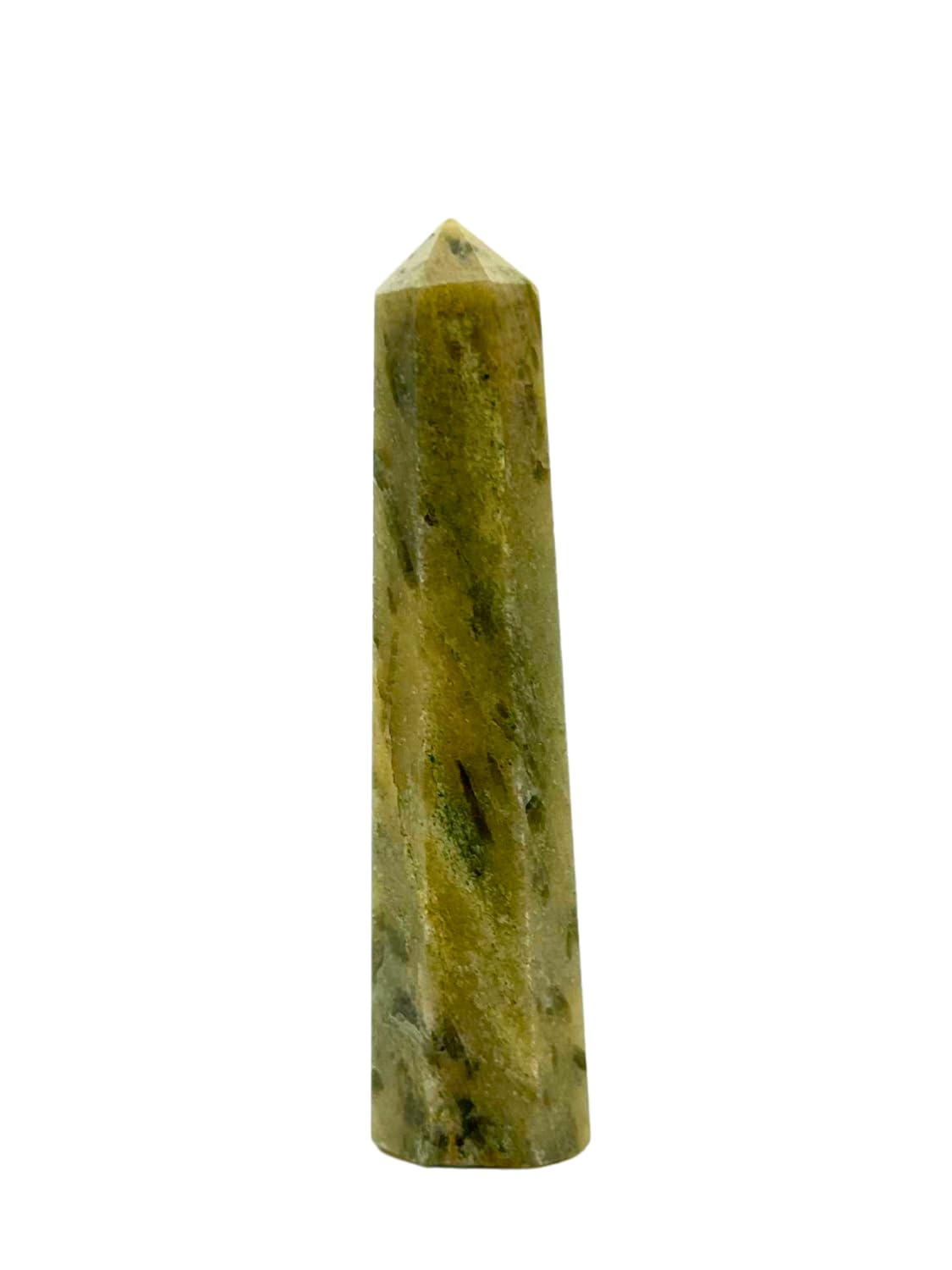 3 Inch Green Kyanite Gemstones Obelisk Tower Jumbo Facet Aura Rock Crystal Natural Polished Earth Wand Spirit