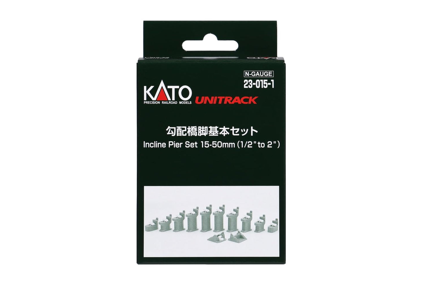 KATO 23-015-1 N Gauge Slope Piers Basic Set Railway Model Supplies