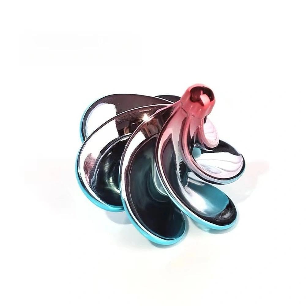 Magnetic Airflow Spinning Top – Wind-Powered Fidget Toy for Stress Relief & Focus – Aerodynamic Tornado Spinner with Magnetic Base – Unique Desk Toy for Adults and Kids – Perfect Office Gift