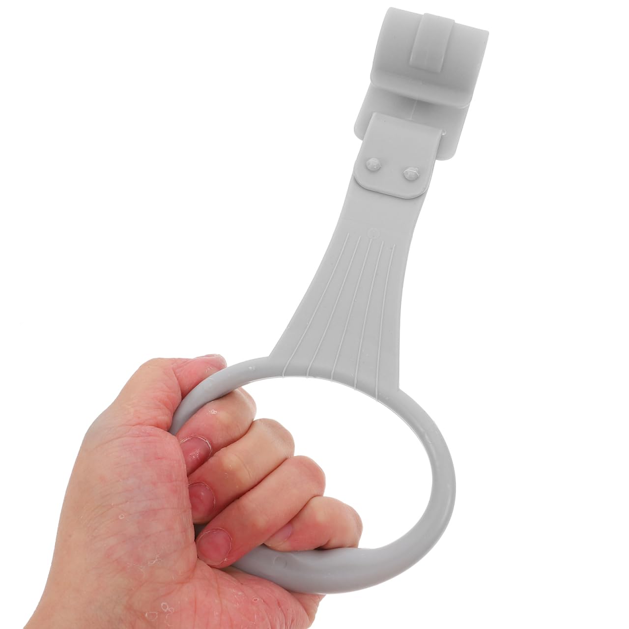 Veemoon Baby Playpen Pull up Rings Handles,4pcs Toddler Walk Assistant Crib Pull Rings Infant Standing Safety Ring Lightweight Plastic Walking Aid for Newborn Walk Practice with Smooth Rounded Edges