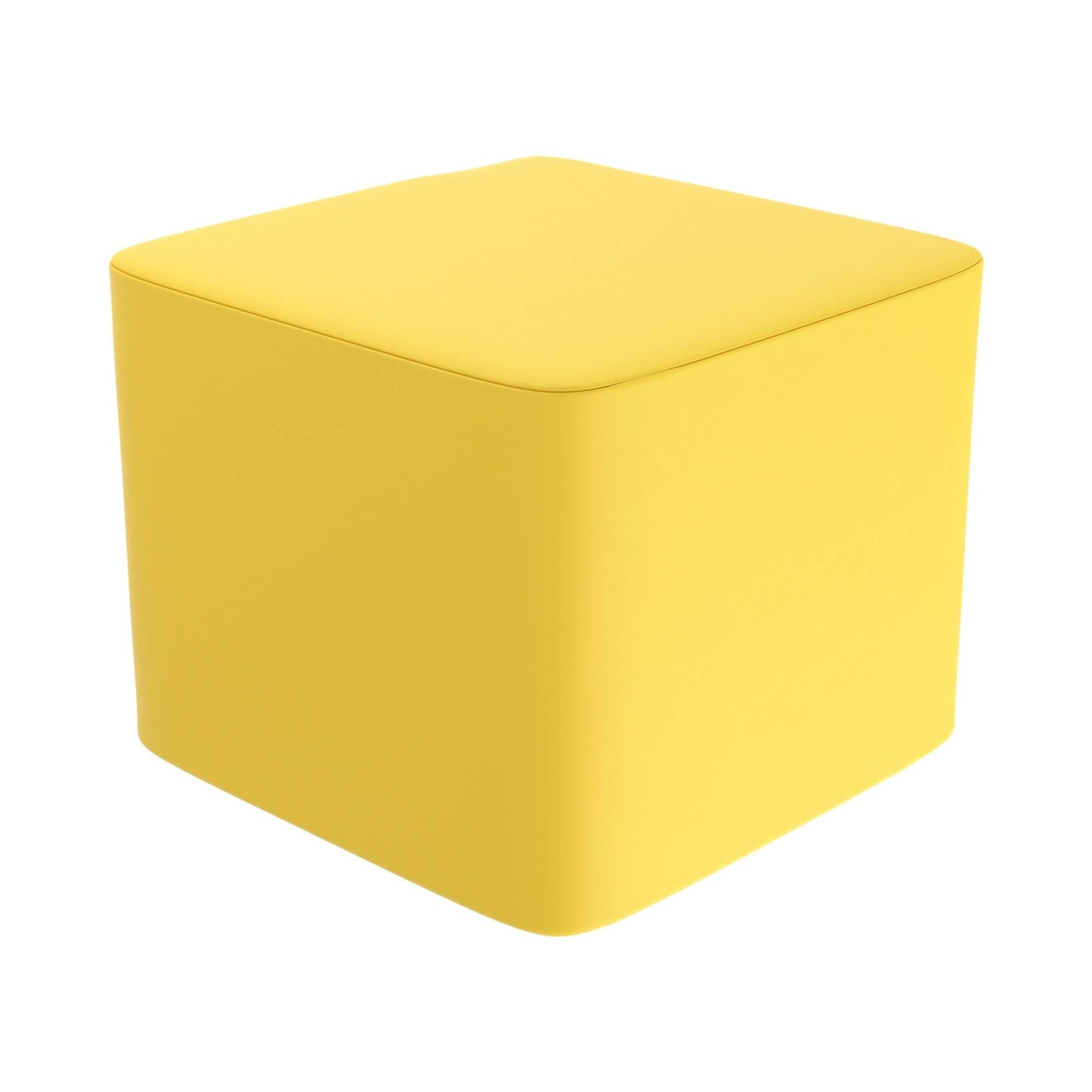 Children's Factory Versatile 3-in-1 FlexCube, Mix-and-Match Classroom Seating, Foam-Filled and Water-Resistant, Flexible Seating for Classroom Elementary, Yellow