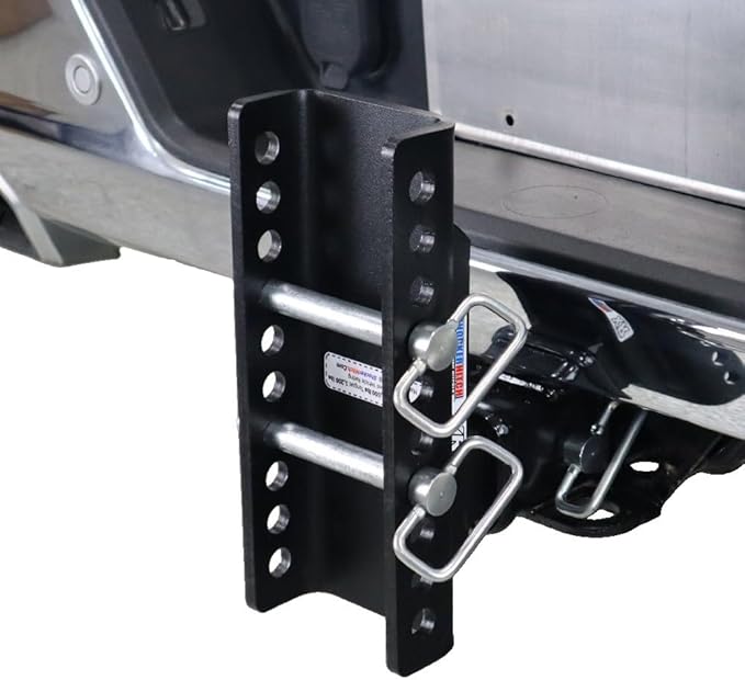 Shocker XR Adjustable Drop Hitch, Fits 2-1/2"Hitch Has 2-5/16"Ball 0-9" Drop