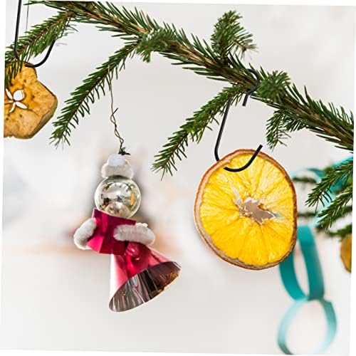 ABOOFAN Christmas Tree Decor Hooks 120pcs Stocking Holders Metal Iron Hangers Xmas Decor Hooks Ornament Hangers for Decorations