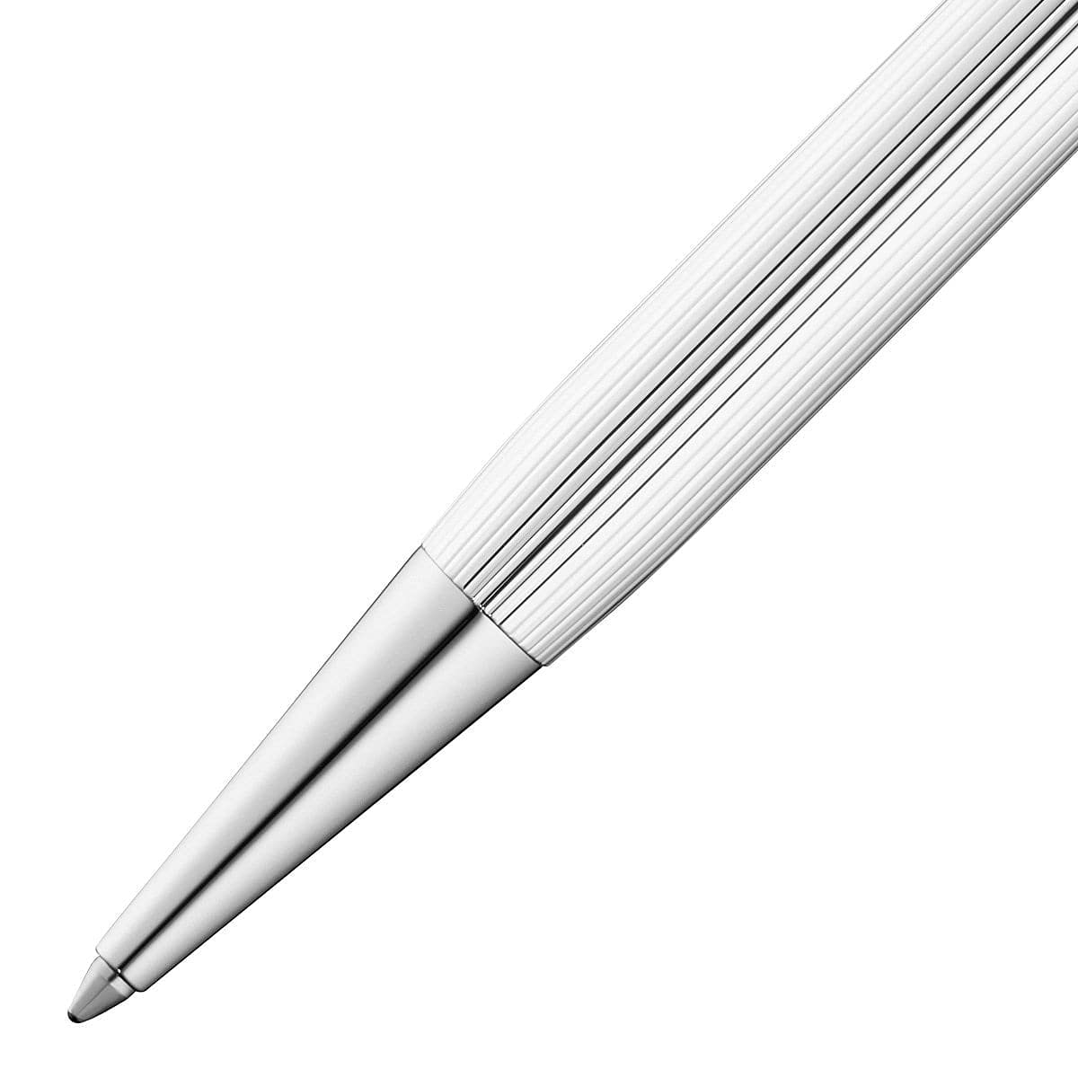 Waldmann Tango Ballpoint Pen Sterling Silver Lines Pattern