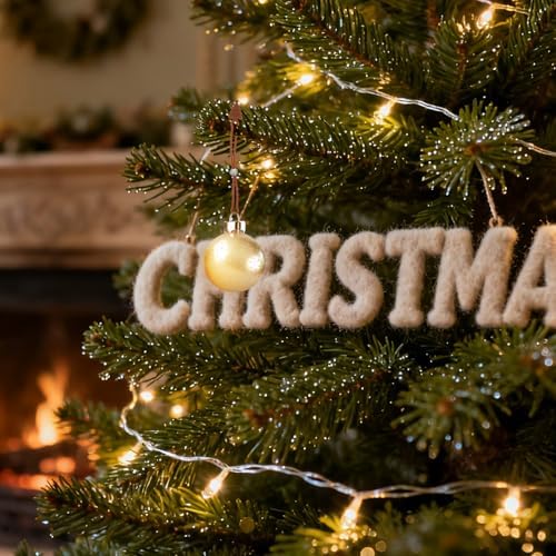 Garneck 8pcs Silicone Adjustable Christmas Tree Hooks Non-Slip Ornament Hangers for Hanging Decorations Reusable Cable Ties for Baubles Wreaths Cord Management Weatherproof Organizers for