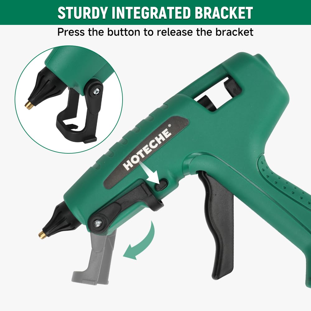 Hoteche 60W Hot Glue Gun Fast Preheating Glue Gun with Glue Sticks for Arts, Crafts, DIY and Quick Home Repairs