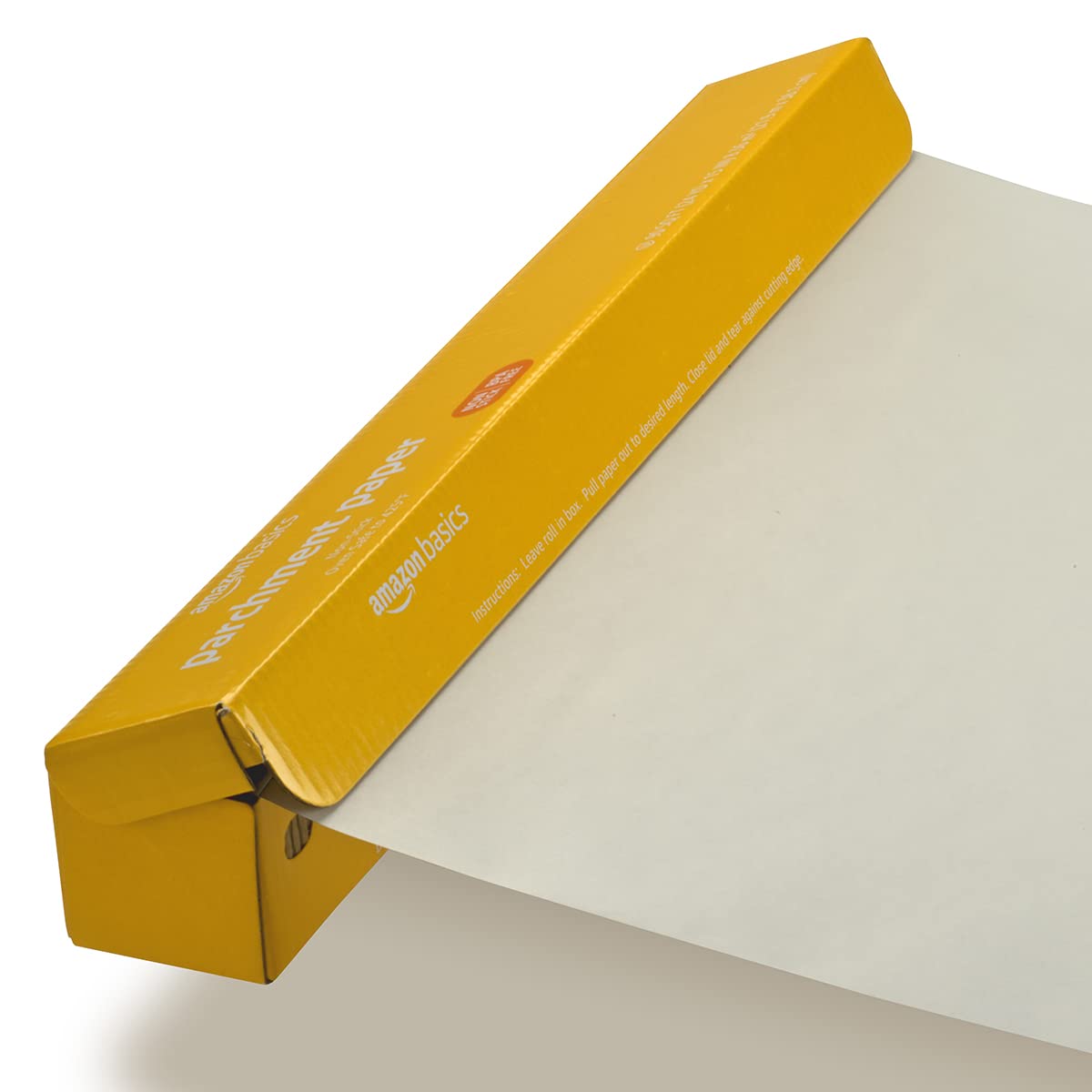 Amazon Basics Parchment Paper for Baking, Non-Stick, 90 Sq Ft Roll, (Pack of 2)